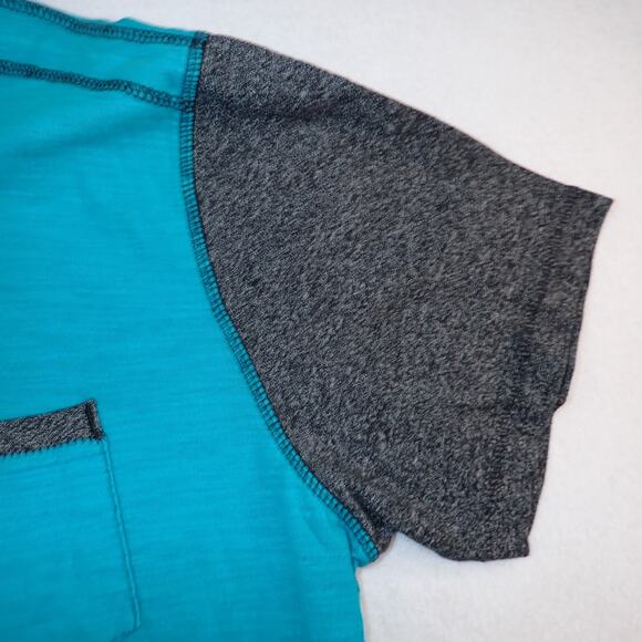 Steel And Concrete T Shirt Green Dark Gray Solid Double Stitch Design XL EUC - Picture 3 of 5